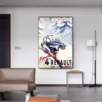 poster renault 4cv 1