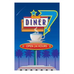 vintage restaurant poster 1