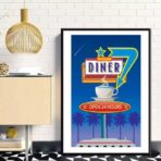 vintage restaurant poster 1