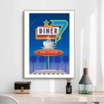 vintage restaurant poster 1