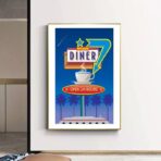 vintage restaurant poster 1