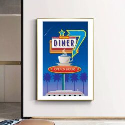 vintage restaurant poster 1