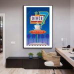 vintage restaurant poster 1