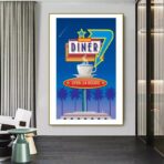 vintage restaurant poster 1
