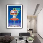 vintage restaurant poster 1