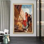 retro poster italien