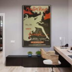 retro moulin rouge poster 1