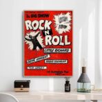 vintage rock n roll poster 1