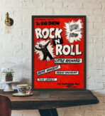 vintage rock n roll poster 1