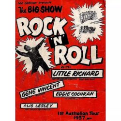vintage rock n roll poster 1