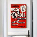 vintage rock n roll poster 1