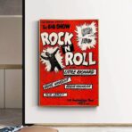 vintage rock n roll poster 1