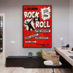 vintage rock n roll poster 1