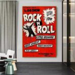 vintage rock n roll poster 1