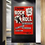 vintage rock n roll poster 1