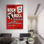 vintage rock n roll poster 1