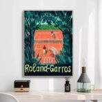 vintage roland garros poster 2