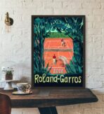 vintage roland garros poster 2