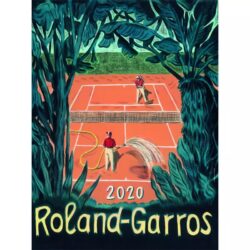 vintage roland garros poster 2