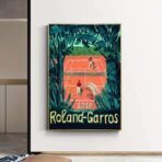 vintage roland garros poster 2