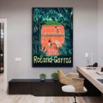 vintage roland garros poster 2