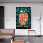 vintage roland garros poster 2