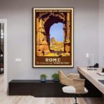 vintage rom poster