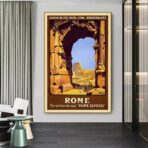 vintage rom poster