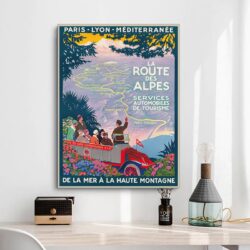 poster route des alpes 1