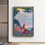 poster route des alpes 1
