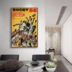 vintage rugby poster 2