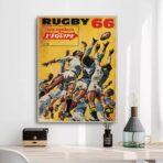 vintage rugby poster 2