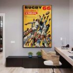 vintage rugby poster 2