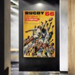 vintage rugby poster 2