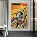 vintage rugby poster 2