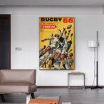 vintage rugby poster 2