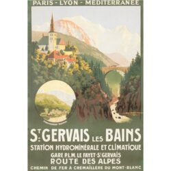 poster saint gervais les bains 1