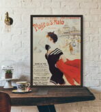 poster saint malo vintage 1