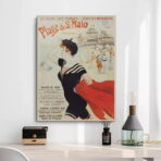 poster saint malo vintage 1