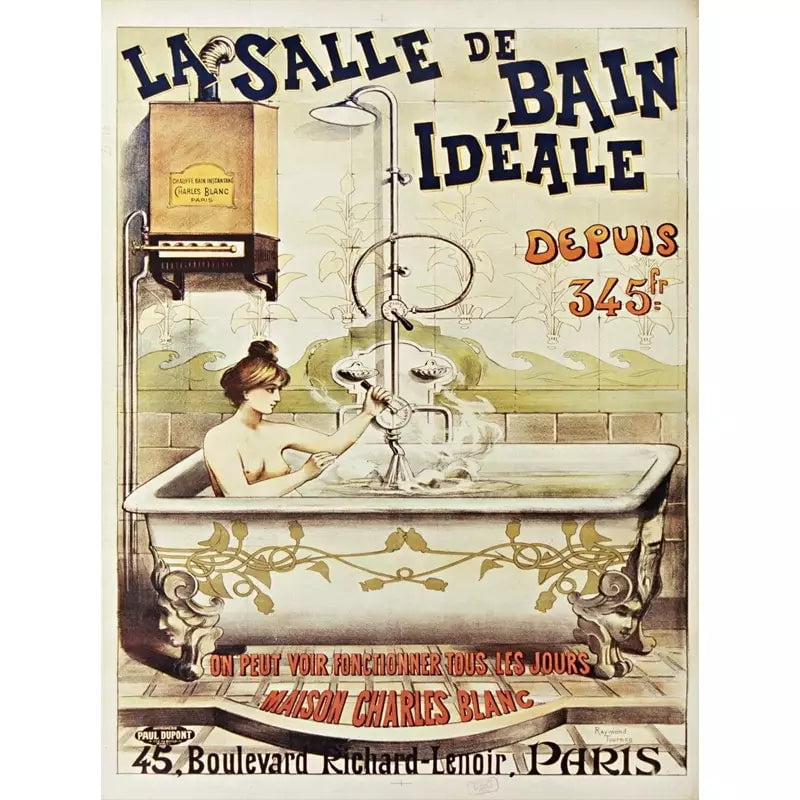 vintage badezimmer poster vintage badezimmer poster