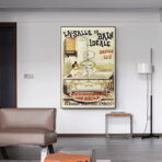 vintage badezimmer poster