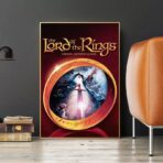 vintage herr der ringe poster