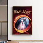 vintage herr der ringe poster