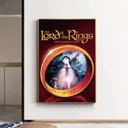 vintage herr der ringe poster