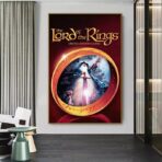 vintage herr der ringe poster