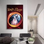 vintage herr der ringe poster