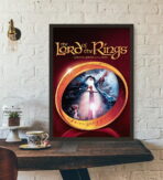 vintage herr der ringe poster
