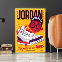 poster sneakers vintage 1