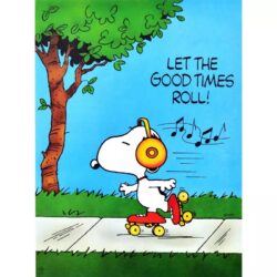 poster snoopy vintage 1