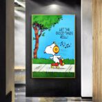 poster snoopy vintage 1